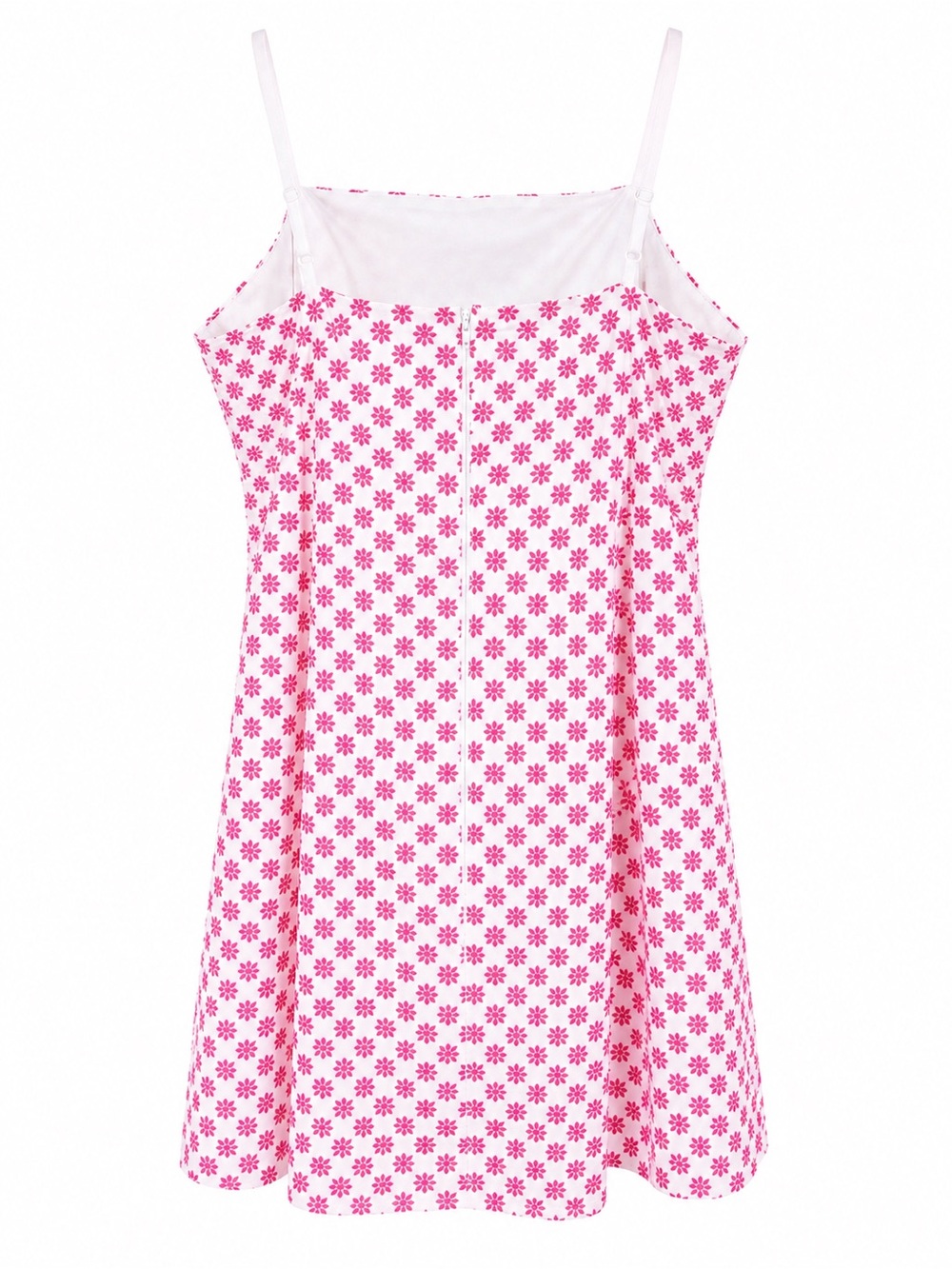Trixxi Pink & White Embroidered Daisy Mini Dress Large Cottagecore Sundress - Picture 4 of 8